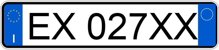 Numer rejestracyjny EX027XX posiada DS DS 3