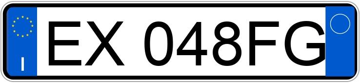 Numer rejestracyjny EX048FG posiada FIAT Panda 3a serie