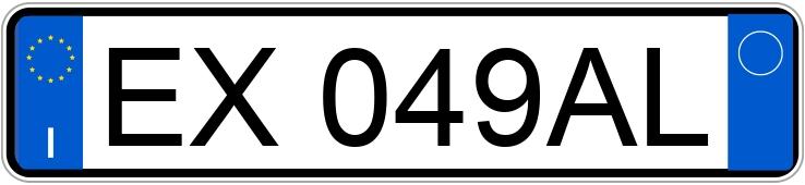 Numer rejestracyjny EX049AL posiada ALFA ROMEO MiTo Numer rejestracyjny EX049AL posiada ALFA ROMEO MiTo