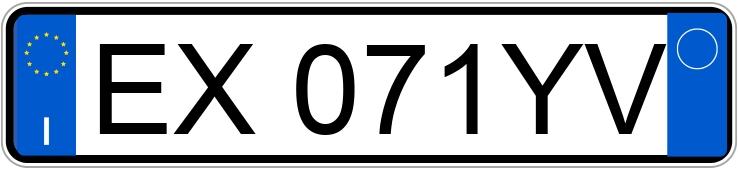 Numer rejestracyjny EX071YV posiada RENAULT CLIO