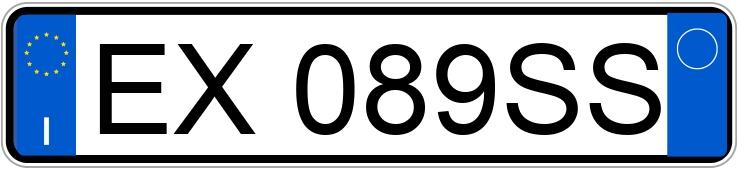 Numer rejestracyjny EX089SS posiada BMW Serie 3