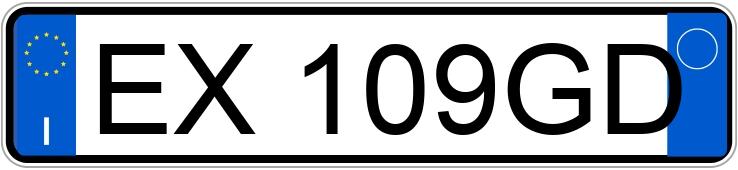 Numer rejestracyjny EX109GD posiada PEUGEOT 208 1o serie