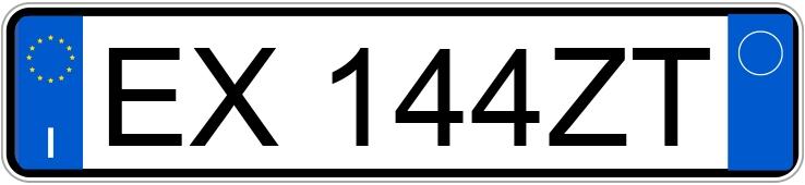 Numer rejestracyjny EX144ZT posiada ALFA ROMEO Giulietta Numer rejestracyjny EX144ZT posiada ALFA ROMEO Giulietta