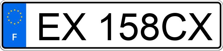 Numer rejestracyjny EX158CX posiada OPEL COMMODORE