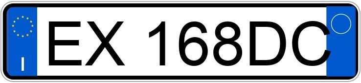 Numer rejestracyjny EX168DC posiada PEUGEOT 5008 1a serie