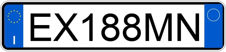 Numer rejestracyjny EX188MN posiada MERCEDES Classe A