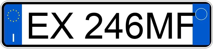 Numer rejestracyjny EX246MF posiada NISSAN Qashqai 2a serie