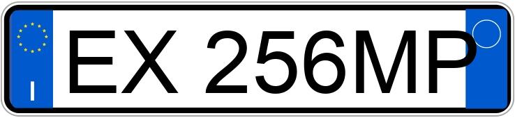 Numer rejestracyjny EX256MP posiada ALFA ROMEO Giulietta Numer rejestracyjny EX256MP posiada ALFA ROMEO Giulietta