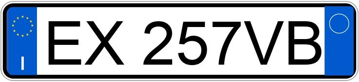 Numer rejestracyjny EX257VB posiada LAND ROVER RR Evoque 1a serie Numer rejestracyjny EX257VB posiada LAND ROVER RR Evoque 1a serie