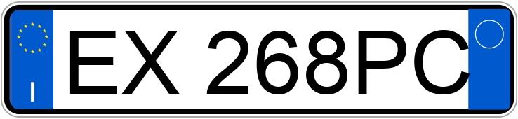 Numer rejestracyjny EX268PC posiada MERCEDES CLA