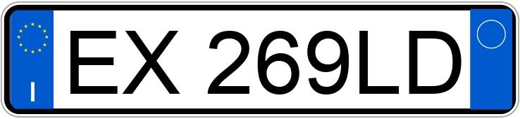 Numer rejestracyjny EX269LD posiada DACIA Duster 1a serie