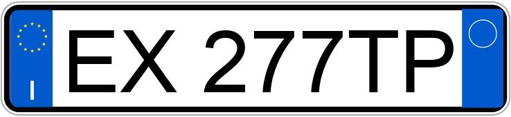 Numer rejestracyjny EX277TP posiada ABARTH 500 Numer rejestracyjny EX277TP posiada ABARTH 500