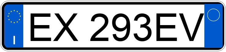 Numer rejestracyjny EX293EV posiada SUBARU XV 1a serie Numer rejestracyjny EX293EV posiada SUBARU XV 1a serie