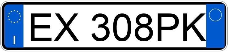 Numer rejestracyjny EX308PK posiada SKODA Fabia 2a serie