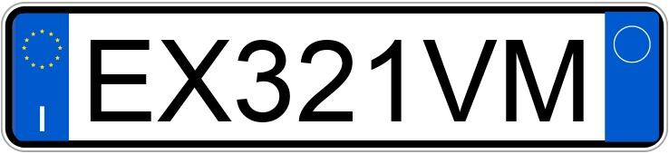 Numer rejestracyjny EX321VM posiada VOLKSWAGEN Golf 7a serie Numer rejestracyjny EX321VM posiada VOLKSWAGEN Golf 7a serie