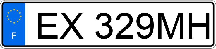 Numer rejestracyjny EX329MH posiada TOYOTA C-HR