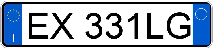 Numer rejestracyjny EX331LG posiada MERCEDES Classe A