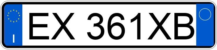 Numer rejestracyjny EX361XB posiada AUDI Q3