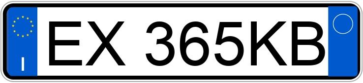 Numer rejestracyjny EX365KB posiada AUDI A4 allroad 1a serie