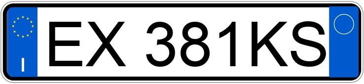 Numer rejestracyjny EX381KS posiada FIAT Panda 3a serie Numer rejestracyjny EX381KS posiada FIAT Panda 3a serie