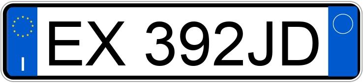 Numer rejestracyjny EX392JD posiada AUDI A1-S1