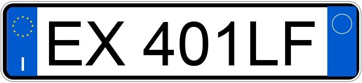 Numer rejestracyjny EX401LF posiada MERCEDES Classe C