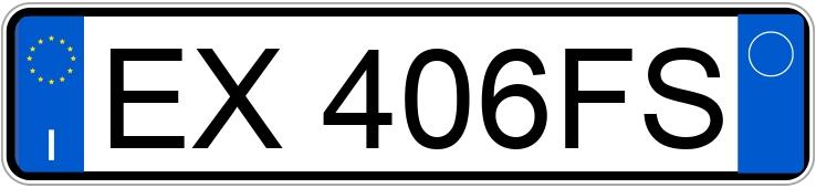 Numer rejestracyjny EX406FS posiada PEUGEOT 108