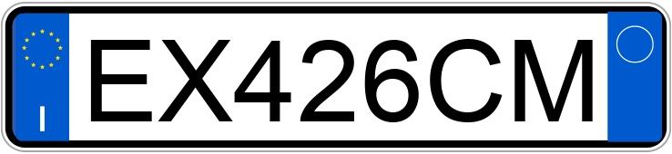 Numer rejestracyjny EX426CM posiada FIAT QUBO