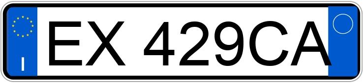 Numer rejestracyjny EX429CA posiada FORD S-Max