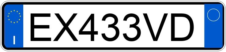 Numer rejestracyjny EX433VD posiada PEUGEOT 308 2a serie