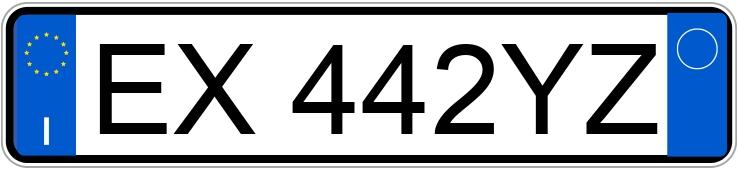 Numer rejestracyjny EX442YZ posiada VOLKSWAGEN Golf 7a serie