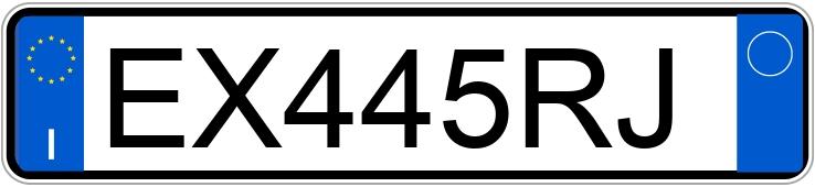 Numer rejestracyjny EX445RJ posiada DACIA Sandero 2a serie