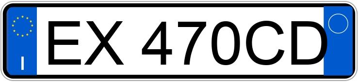 Numer rejestracyjny EX470CD posiada SMART forfour 1a serie