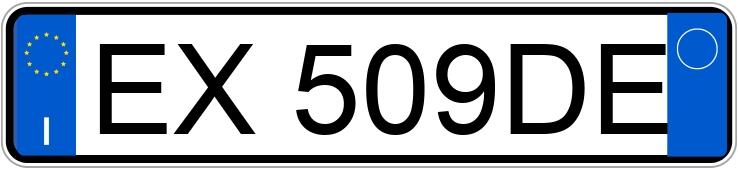 Numer rejestracyjny EX509DE posiada FIAT Panda 3a serie