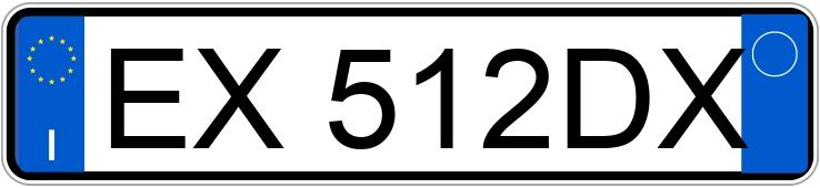 Numer rejestracyjny EX512DX posiada MERCEDES Classe GLK
