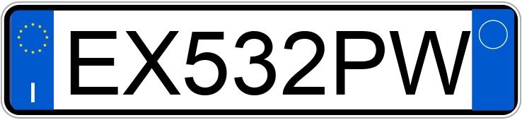 Numer rejestracyjny EX532PW posiada BMW Serie 4 G.C.