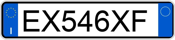 Numer rejestracyjny EX546XF posiada RENAULT Megane 3a serie
