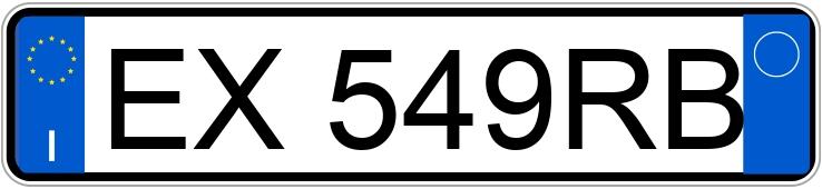 Numer rejestracyjny EX549RB posiada MINI Mini Countrym. Numer rejestracyjny EX549RB posiada MINI Mini Countrym.