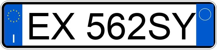 Numer rejestracyjny EX562SY posiada FORD Fiesta 6a serie