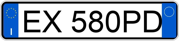 Numer rejestracyjny EX580PD posiada VOLKSWAGEN Polo 5a serie Polo 1.4 TDI 5P Fresh (55 kw)