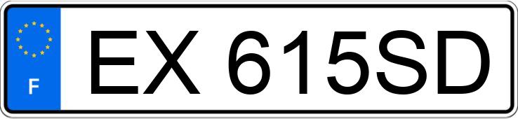 Numer rejestracyjny EX615SD posiada TOYOTA C-HR Numer rejestracyjny EX615SD posiada TOYOTA C-HR