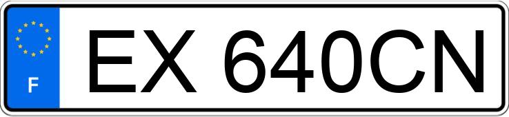 Numer rejestracyjny EX640CN posiada HYUNDAI I10