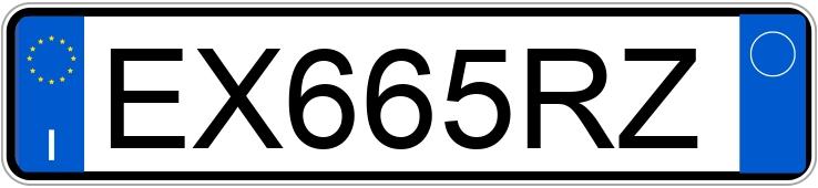 Numer rejestracyjny EX665RZ posiada FIAT 500L Numer rejestracyjny EX665RZ posiada FIAT 500L