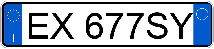 Numer rejestracyjny EX677SY posiada FORD Fiesta 6a serie