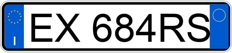 Numer rejestracyjny EX684RS posiada LANCIA Ypsilon 3a serie