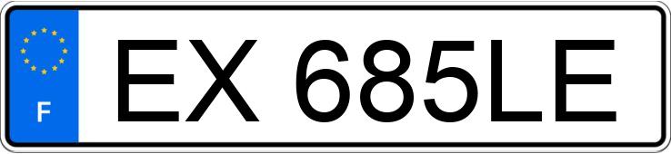 Numer rejestracyjny EX685LE posiada MERCEDES VITO