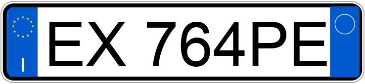 Numer rejestracyjny EX764PE posiada MASERATI Ghibli Numer rejestracyjny EX764PE posiada MASERATI Ghibli