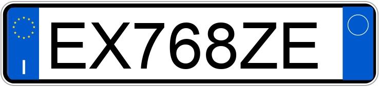 Numer rejestracyjny EX768ZE posiada FIAT Punto 4a serie Numer rejestracyjny EX768ZE posiada FIAT Punto 4a serie