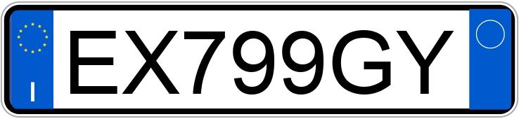 Numer rejestracyjny EX799GY posiada PEUGEOT 208 1o serie