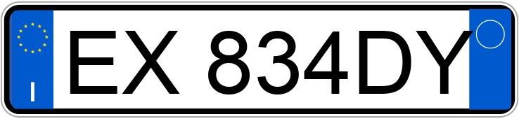 Numer rejestracyjny EX834DY posiada VOLKSWAGEN Golf 7a serie Numer rejestracyjny EX834DY posiada VOLKSWAGEN Golf 7a serie